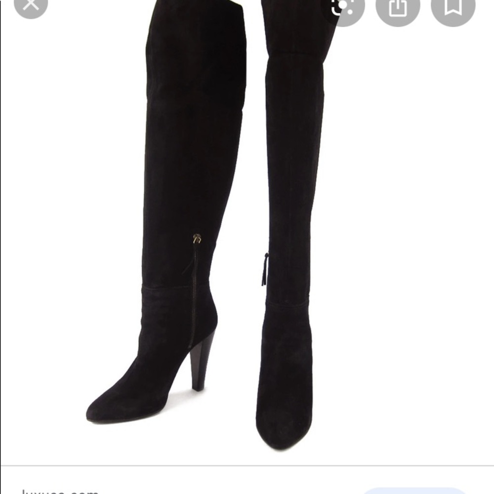 Miu miu Black suede boots